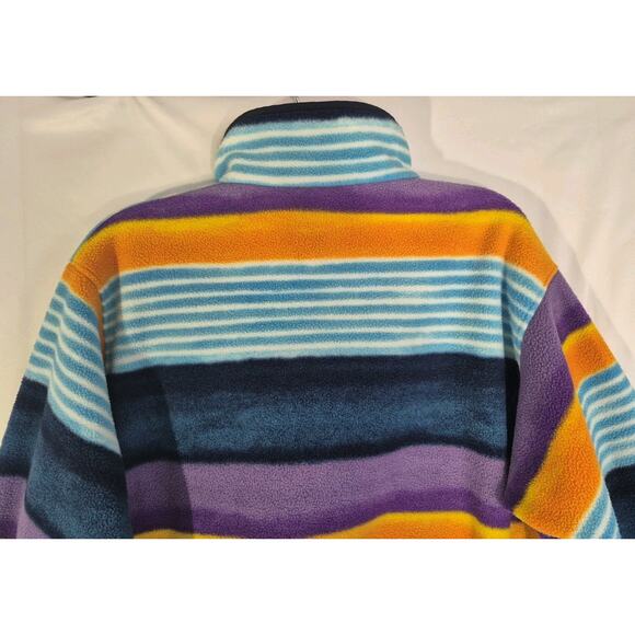 Patagonia Worn Wear Men's Lightweight Synchilla Snap-T Pullover Jacket Medium - Picture 5 of 6